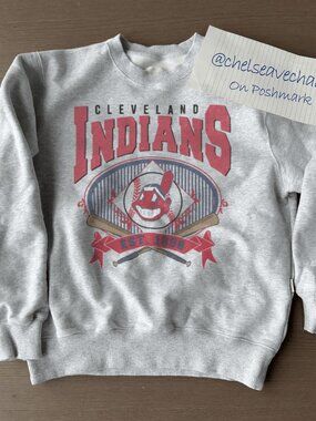 90s Vintage Cleveland Indians Baseball Sweatshirt, Retro MLB Shirt For Men Women